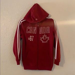 Canada 1867 Zip Up Hoodie Size Small Adult